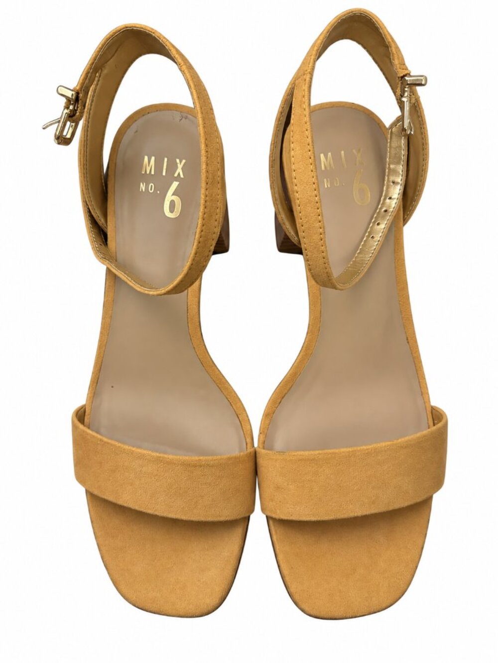 Mix No. 6 Eluned Honey Block Heel Sandals – 8.5